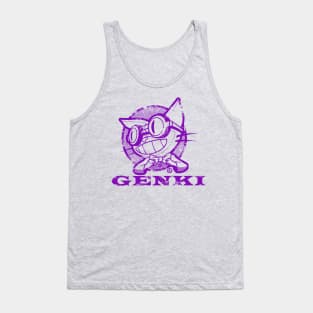 Just Genki! purple Tank Top